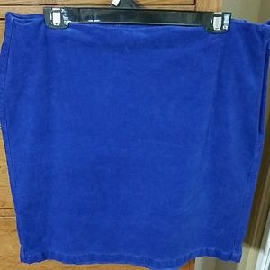 Old Navy royal blue corduroy skirt, size 14